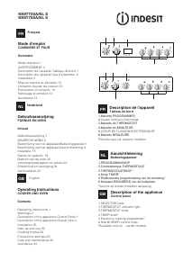 Mode d’emploi Indesit KN6T72SA(W)/NL S Cuisinière