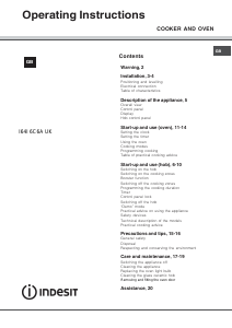 Bruksanvisning Indesit I64I 6C6A(A) UK Spis