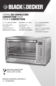 Manual Black and Decker TO4000SD Oven