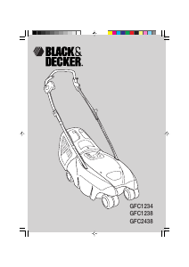 Manual Black and Decker GFC1238 Corta-relvas