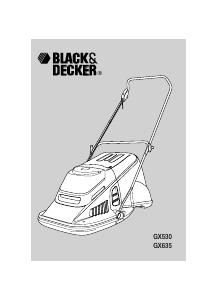 Handleiding Black and Decker GX530 Grasmaaier