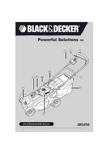 Bedienungsanleitung Black and Decker GRC4700 Rasenmäher