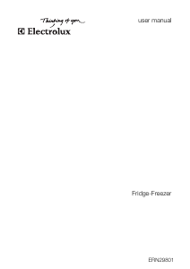 Bruksanvisning Electrolux ERN29801 Kyl-frys