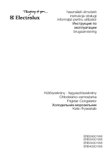 Руководство Electrolux ERB34001W Холодильник с морозильной камерой