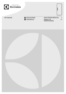 Manual de uso Electrolux ERT1600AOW Refrigerador