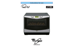 Manual Whirlpool JT 356 WH Microwave