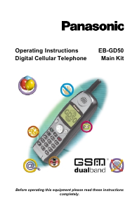 Bruksanvisning Panasonic EB-GD50 Mobiltelefon