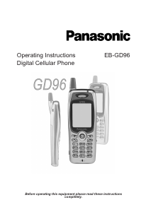 Bruksanvisning Panasonic EB-GD96 Mobiltelefon