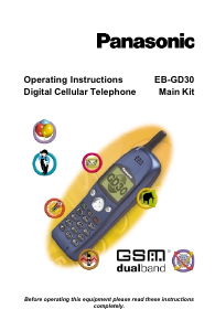 Bruksanvisning Panasonic EB-GD30 Mobiltelefon