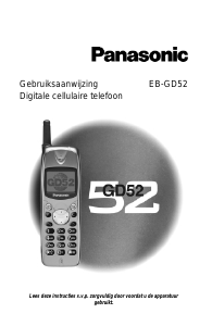 Handleiding Panasonic EB-GD52 Mobiele telefoon