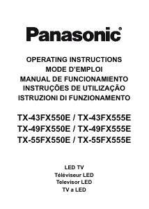 Mode d’emploi Panasonic TX-49FX555E Téléviseur LED