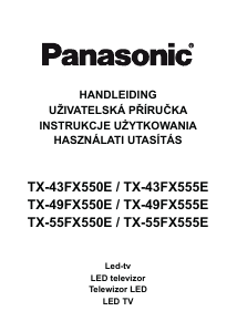 Manuál Panasonic TX-49FX550E LED televize