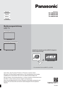 Manuale Panasonic TX-32ES510E LED televisore
