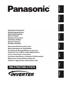 Bedienungsanleitung Panasonic NN-CT857WBOQ Mikrowelle