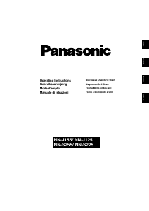 Bedienungsanleitung Panasonic NN-J155MBWPG Mikrowelle