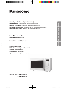 Manual Panasonic NN-K35HWM Micro-onda