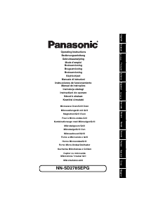 Bruksanvisning Panasonic NN-SD278SEPG Mikrovågsugn