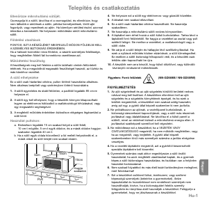 Használati útmutató Panasonic NN-GD569M Mikrohullámú sütő