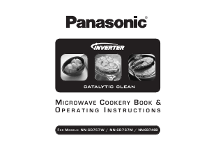 Bruksanvisning Panasonic NN-CD757WBPQ Mikrovågsugn