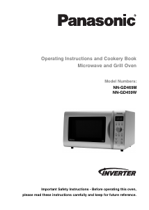 Manual Panasonic NN-GD459WSPG Microwave