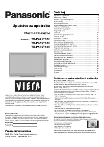 Priručnik Panasonic TX-P50ST30E Viera Plazma televizor