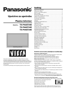 Priručnik Panasonic TX-P46GT30E Viera Plazma televizor
