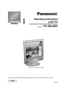 Bruksanvisning Panasonic TC-20LA2H LCD TV