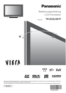 Bedienungsanleitung Panasonic TX-D32LS81F Viera LCD fernseher