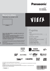 Manual Panasonic TX-L32X25E Viera Televizor LCD