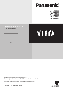 Bruksanvisning Panasonic TX-L42ET5B Viera LCD TV