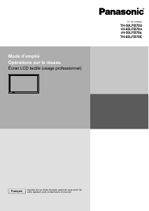 Mode d’emploi Panasonic TH-50LFB70U Téléviseur LCD