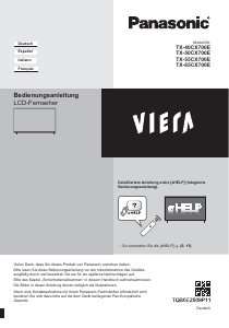 Bedienungsanleitung Panasonic TX-50CX700E Viera LCD fernseher