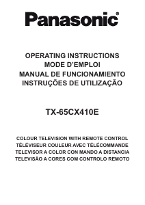 Bruksanvisning Panasonic TX-65CX410E LCD TV