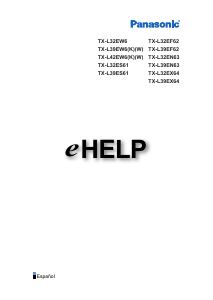 Manual de uso Panasonic TX-L42EW6 Televisor de LCD