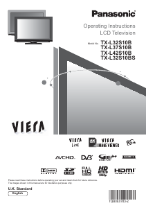 Bruksanvisning Panasonic TX-L32S10BS Viera LCD TV