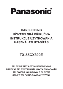 Manuál Panasonic TX-55CX300E LCD televize