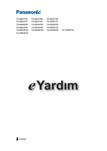 Kullanım kılavuzu Panasonic TX-75EXW784 LCD televizyon