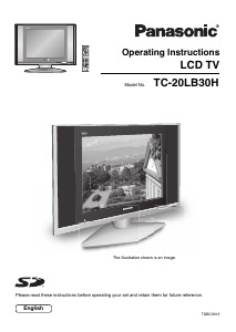 Bruksanvisning Panasonic TC-20LB30H LCD TV