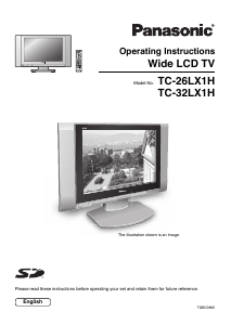 Bruksanvisning Panasonic TC-32LX1H LCD TV