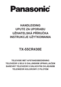 Instrukcja Panasonic TX-55CR430E Telewizor LCD