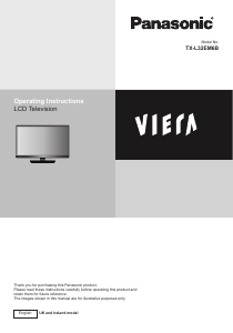 Bruksanvisning Panasonic TX-L32EM6B Viera LCD TV