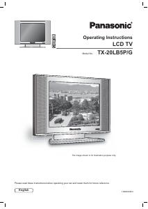 Bruksanvisning Panasonic TX-20LB5PG LCD TV
