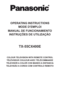 Bruksanvisning Panasonic TX-55CX400E LCD TV