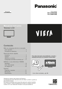 Manual Panasonic TX-L55WT60E Viera Televisor LCD