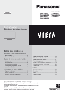 Mode d’emploi Panasonic TX-L42B6E Viera Téléviseur LCD