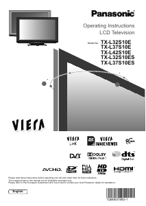 Bruksanvisning Panasonic TX-L32S10E Viera LCD TV