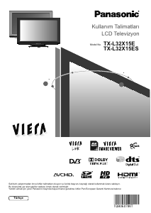 Kullanım kılavuzu Panasonic TX-L32X15E Viera LCD televizyon