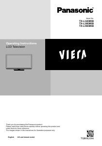 Bruksanvisning Panasonic TX-L39EM5B Viera LCD TV