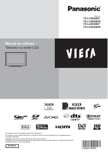 Manual Panasonic TX-L22D28EP Viera Televizor LCD