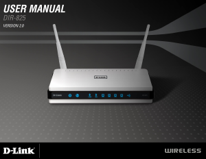 Handleiding D-Link DIR-825 Router